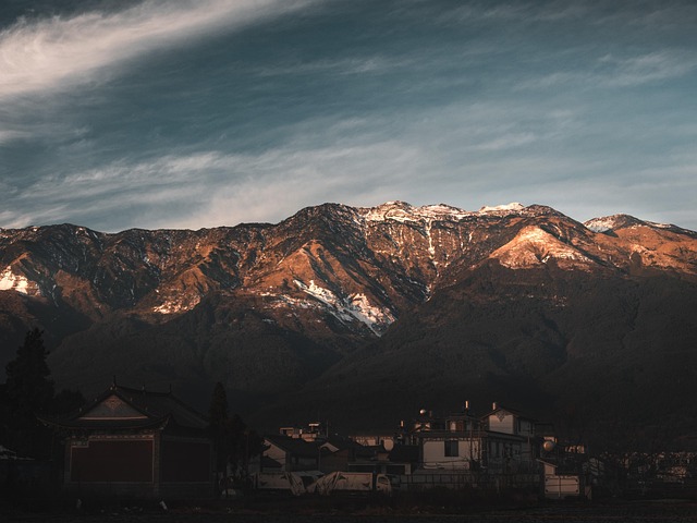 Morning mountain view